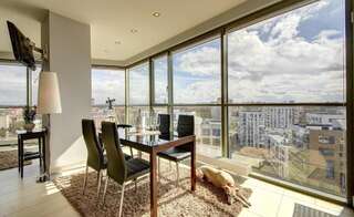 Апартаменты Helios apartment in Vilnius skyscraper Вильнюс Апартаменты с 3 спальнями-33